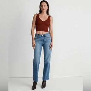 Madewell Ribbed Knit V Tank